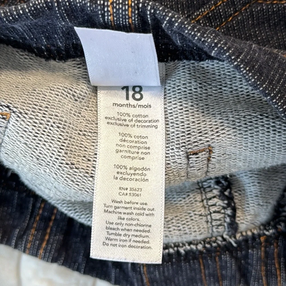 3/$15 🌸 Carter’s Pull On Soft Jean Jegging Dark Wash Denim Straight Leg Leggings